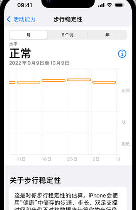 龙州iPhone手机维修如何在iPhone开启'步行稳定性通知'