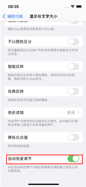 龙州苹果15维修店分享iPhone 15 Pro系列屏幕亮度 