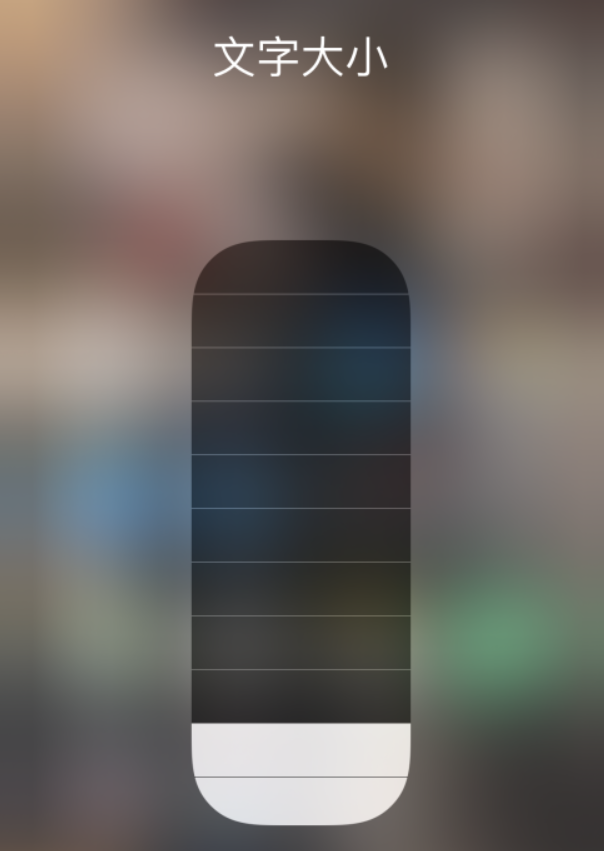 龙州苹果手机维修分享小技巧：在 iPhone 控制中心快速调节字体大小 